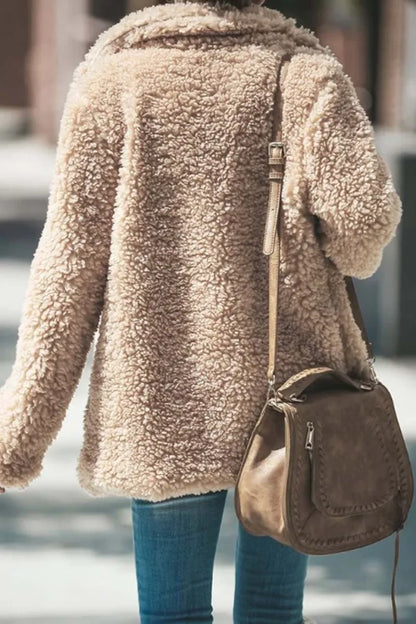 manteau d'hiver en laine de mouton - Evelin - Little Paris