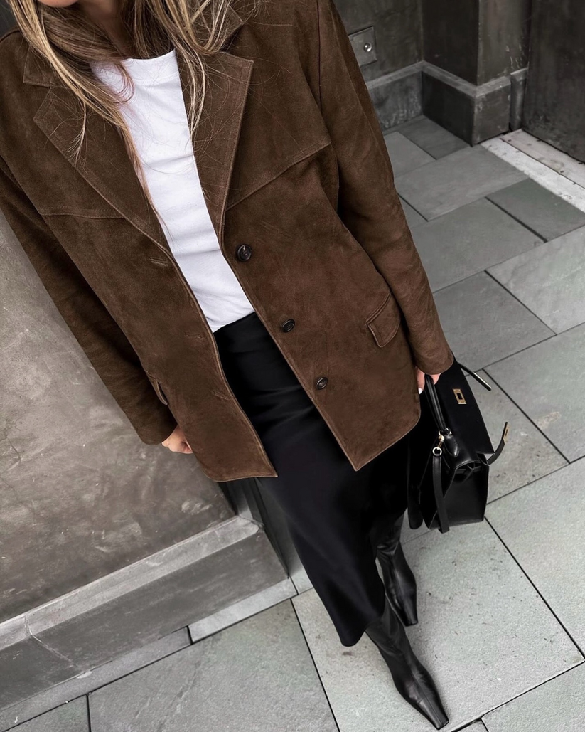 Blazer en daim - Tirza - Little Paris