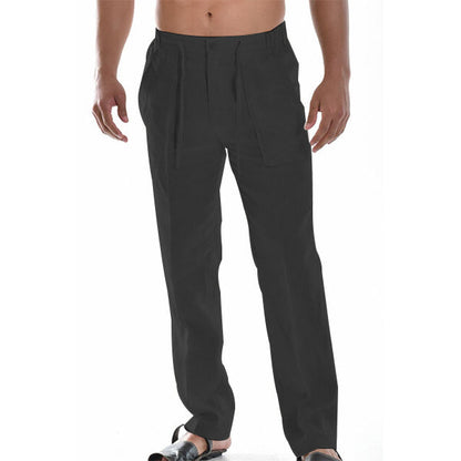 Pantalon d'Été en Lin Respirant pour Homme – Antoni – Little Paris