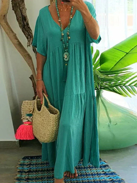 Robe longue décontractée- Hind - Little Paris