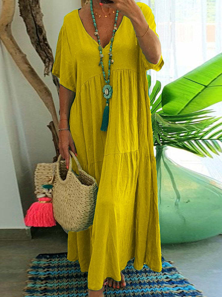 Robe longue décontractée- Hind - Little Paris