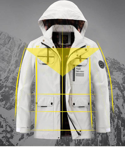 Manteau mi-long avec capuche - Vernand - Little Paris