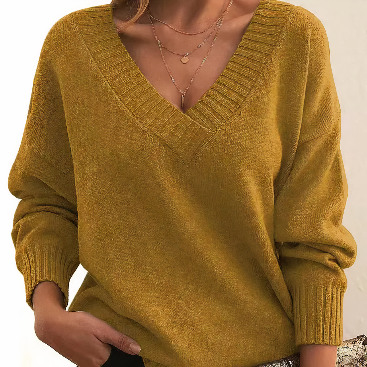 Pull col V - Viela - Little Paris
