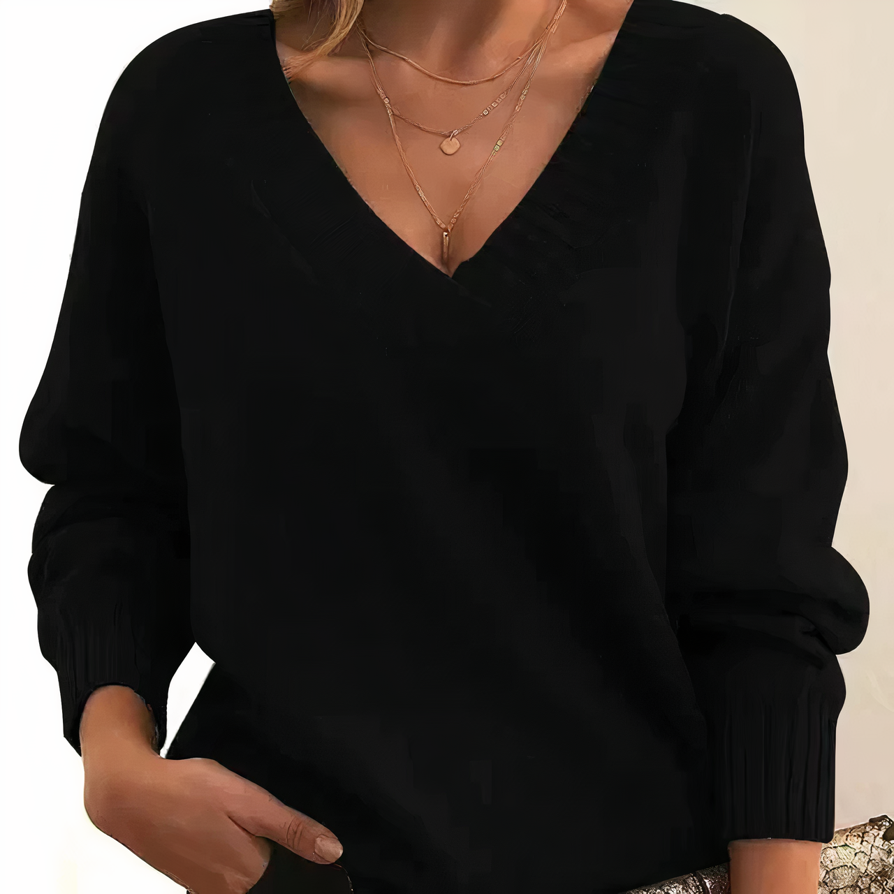 Pull col V - Viela - Little Paris