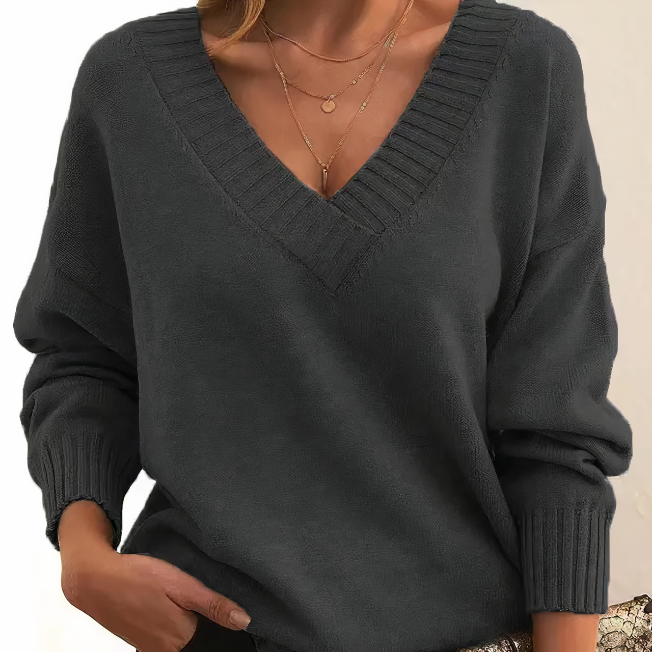 Pull col V - Viela - Little Paris
