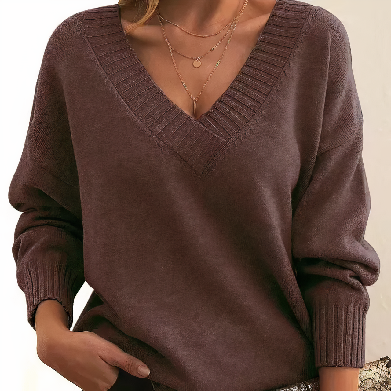 Pull col V - Viela - Little Paris