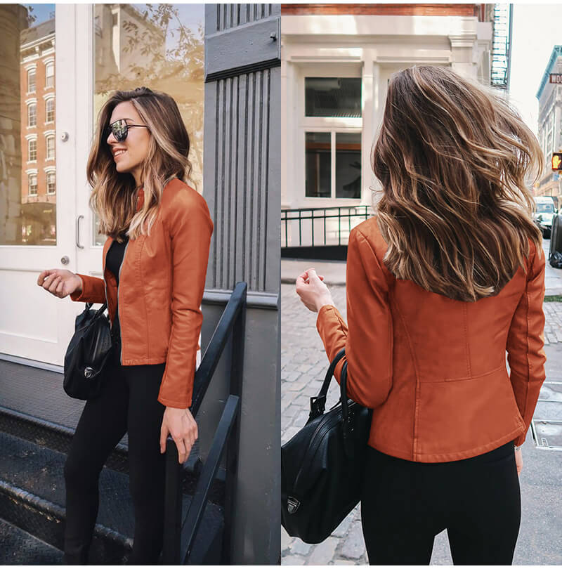 Veste en cuir - Emily - Little Paris