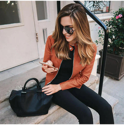 Veste en cuir - Emily - Little Paris