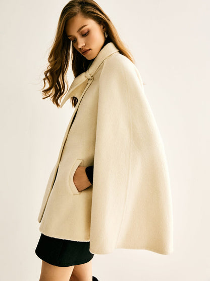 Manteau en laine chaud avec des boutons - Salihe - Little Paris