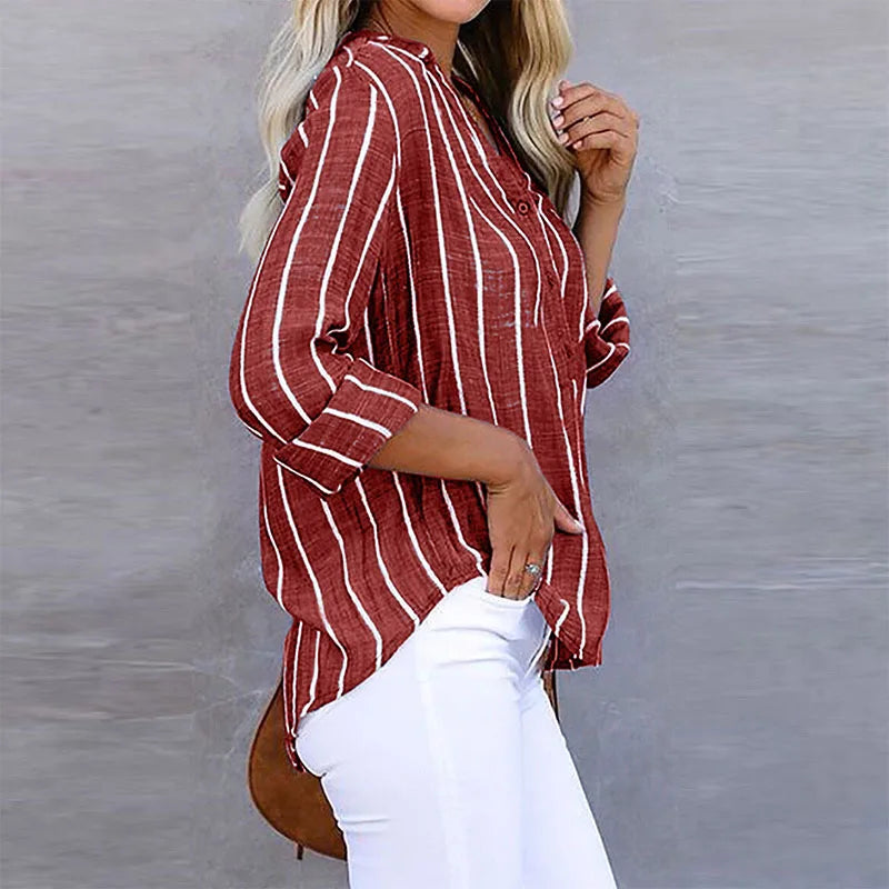 Chemisier stripes - Romy - Little Paris