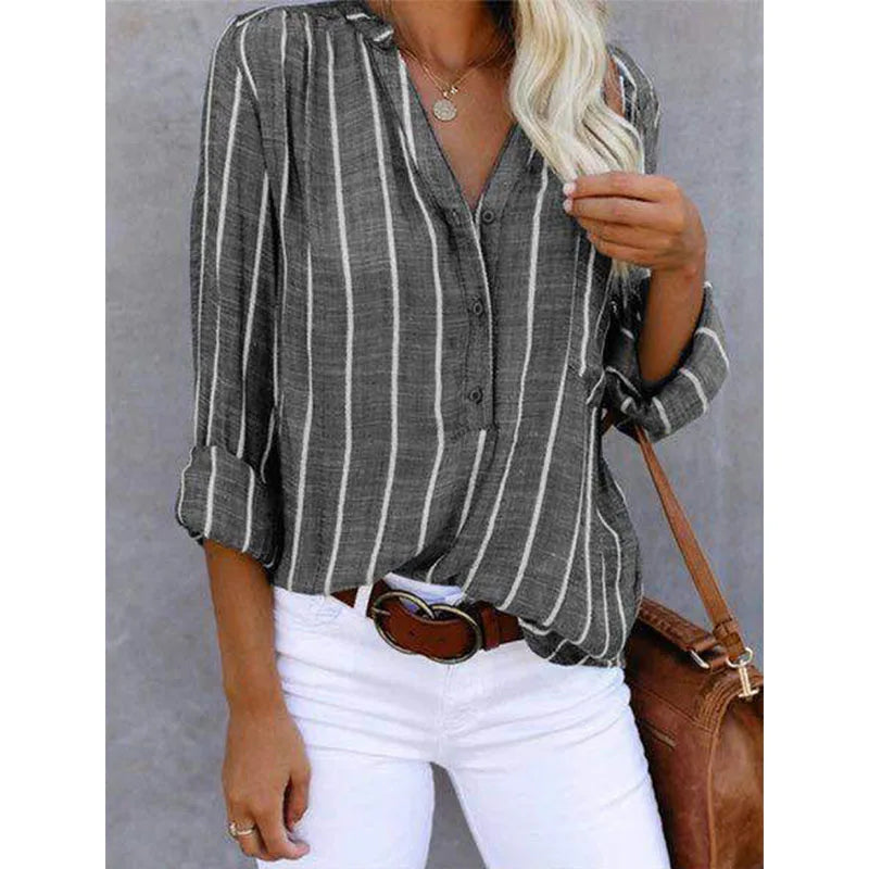 Chemisier stripes - Romy - Little Paris