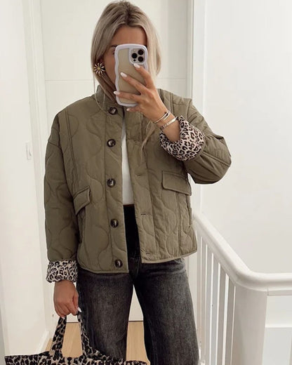 Veste avec doublure léopard - Bobby - Little Paris