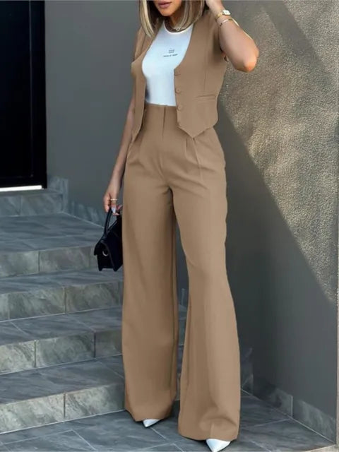 Ensembles deux pièces gilet + pantalon - Rachida - Little Paris