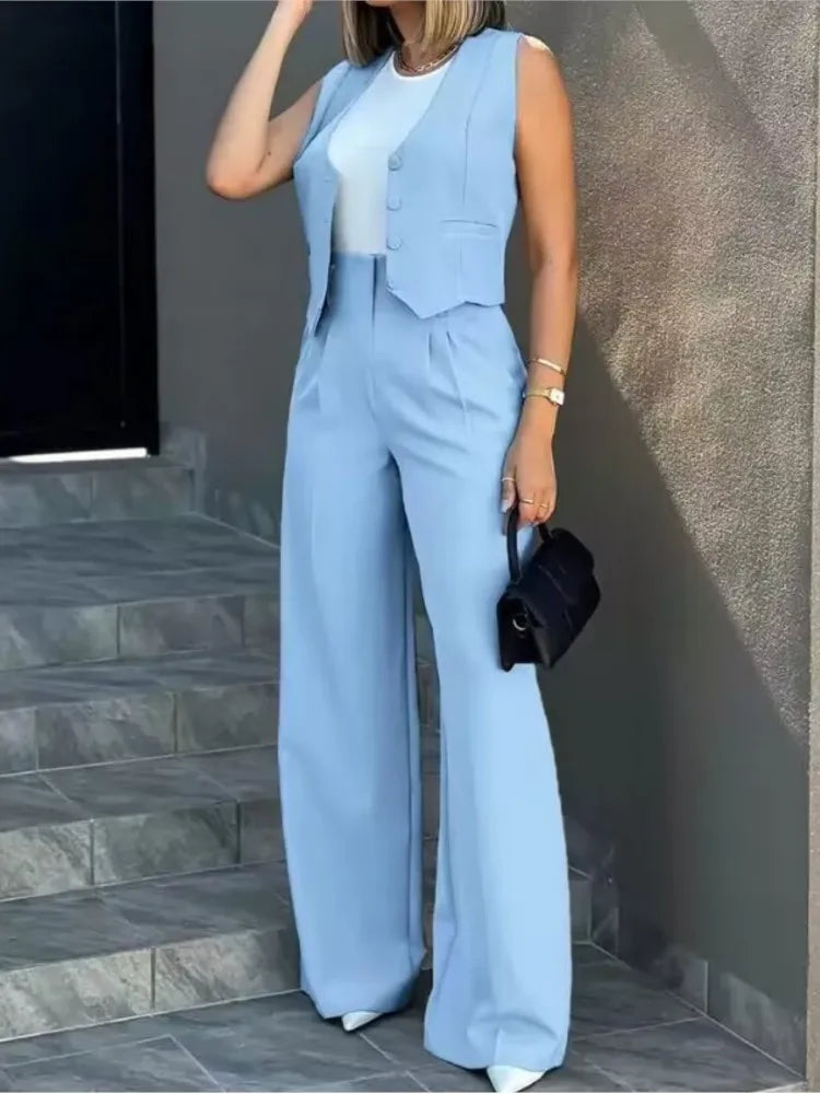 Ensembles deux pièces gilet + pantalon - Rachida - Little Paris