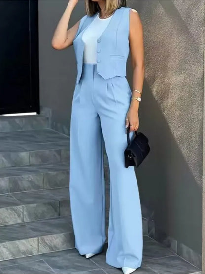 Ensembles deux pièces gilet + pantalon - Rachida - Little Paris