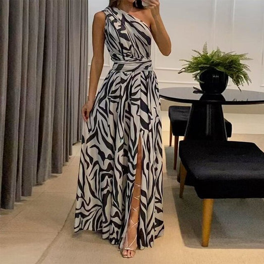 Robe Longue Asymétrique - Angi - Little Paris
