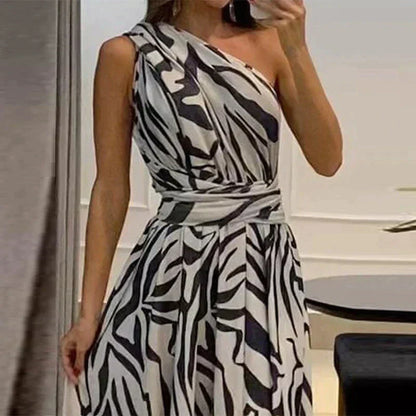 Robe Longue Asymétrique - Angi - Little Paris