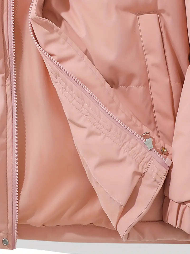 Veste matelassée à capuche au design - Kelna - Little Paris