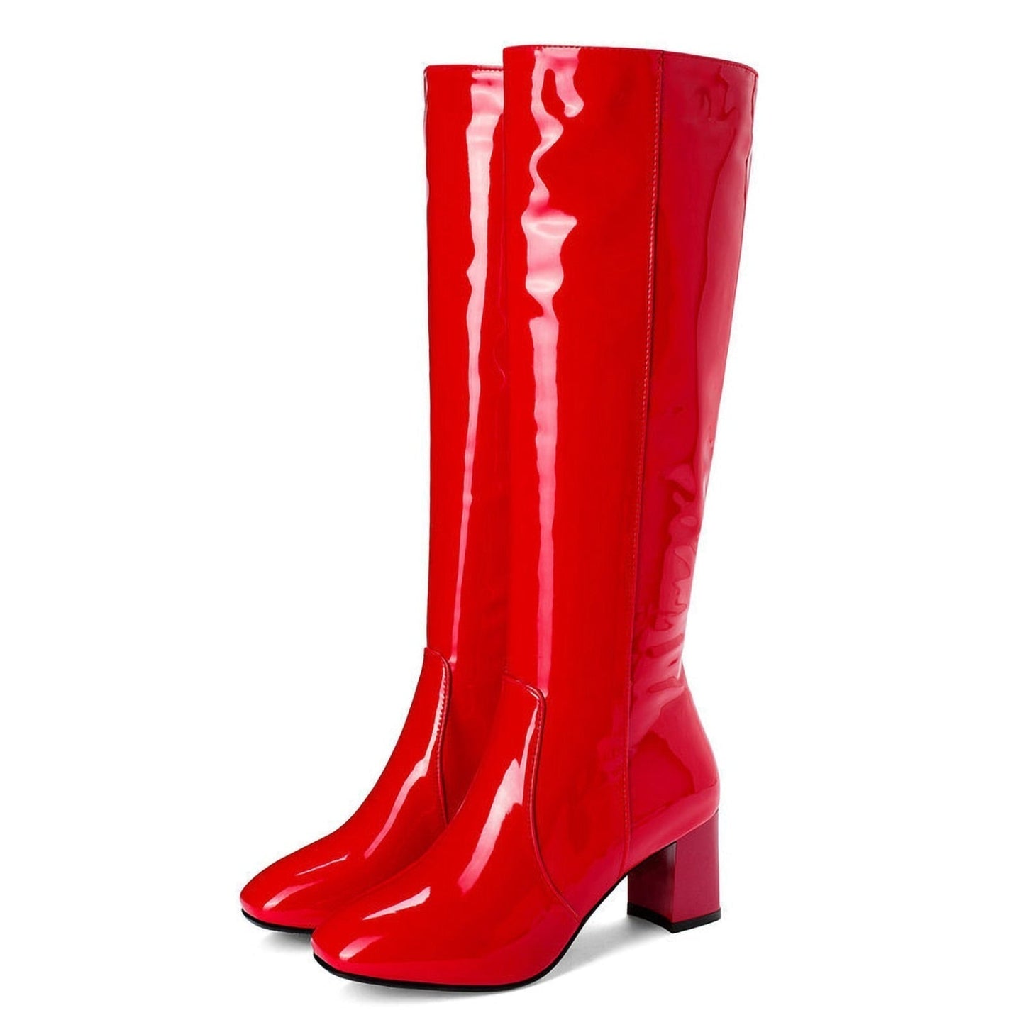 bottes en cuir verni - Daisy - Little Paris