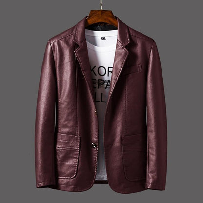 Blazer en cuir - Ston - Little Paris