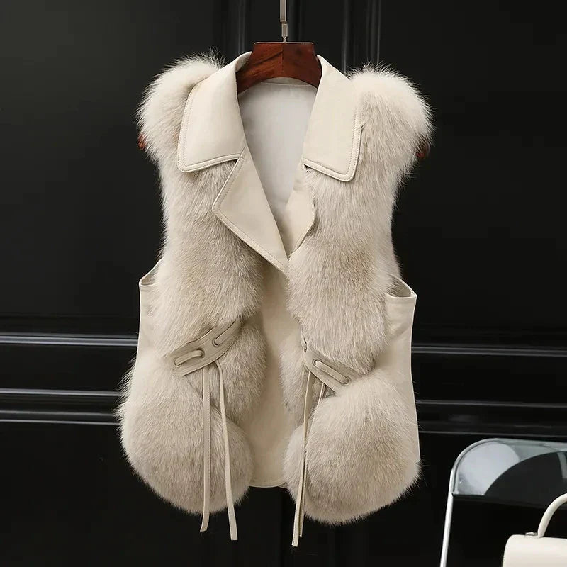 Gilet en fourrure douce - Shelly - Little Paris