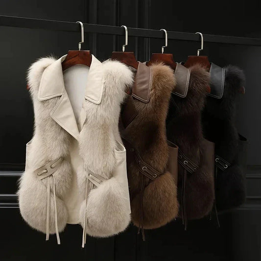 Gilet en fourrure douce - Shelly - Little Paris