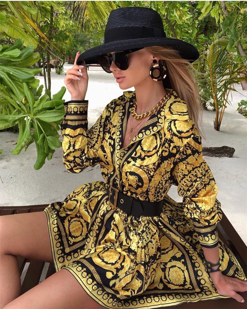 Robe Courte Baroque - Verca - Little Paris