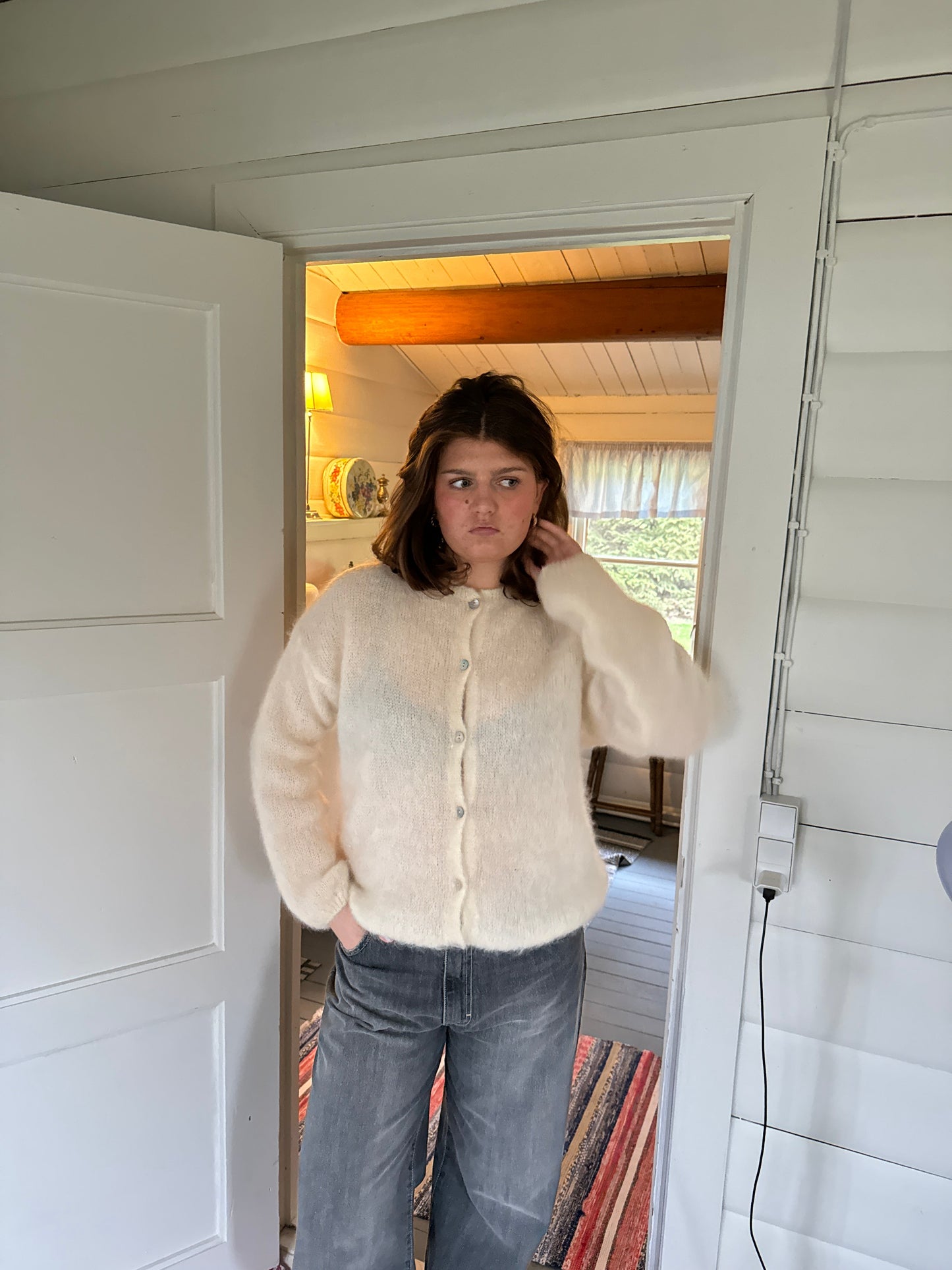 Gilet doux en mohair - Fabeltje - Little Paris