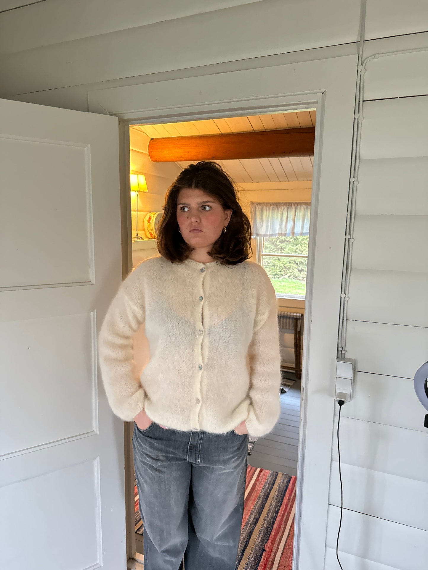 Gilet doux en mohair - Nina - Little Paris