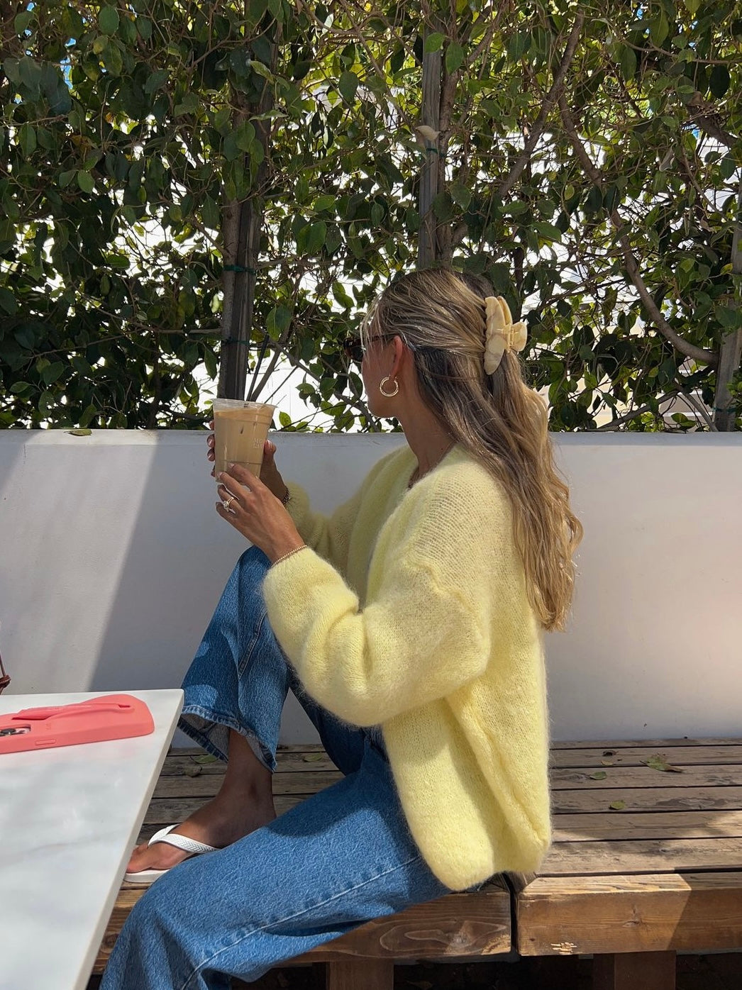 Gilet doux en mohair - Nina - Little Paris