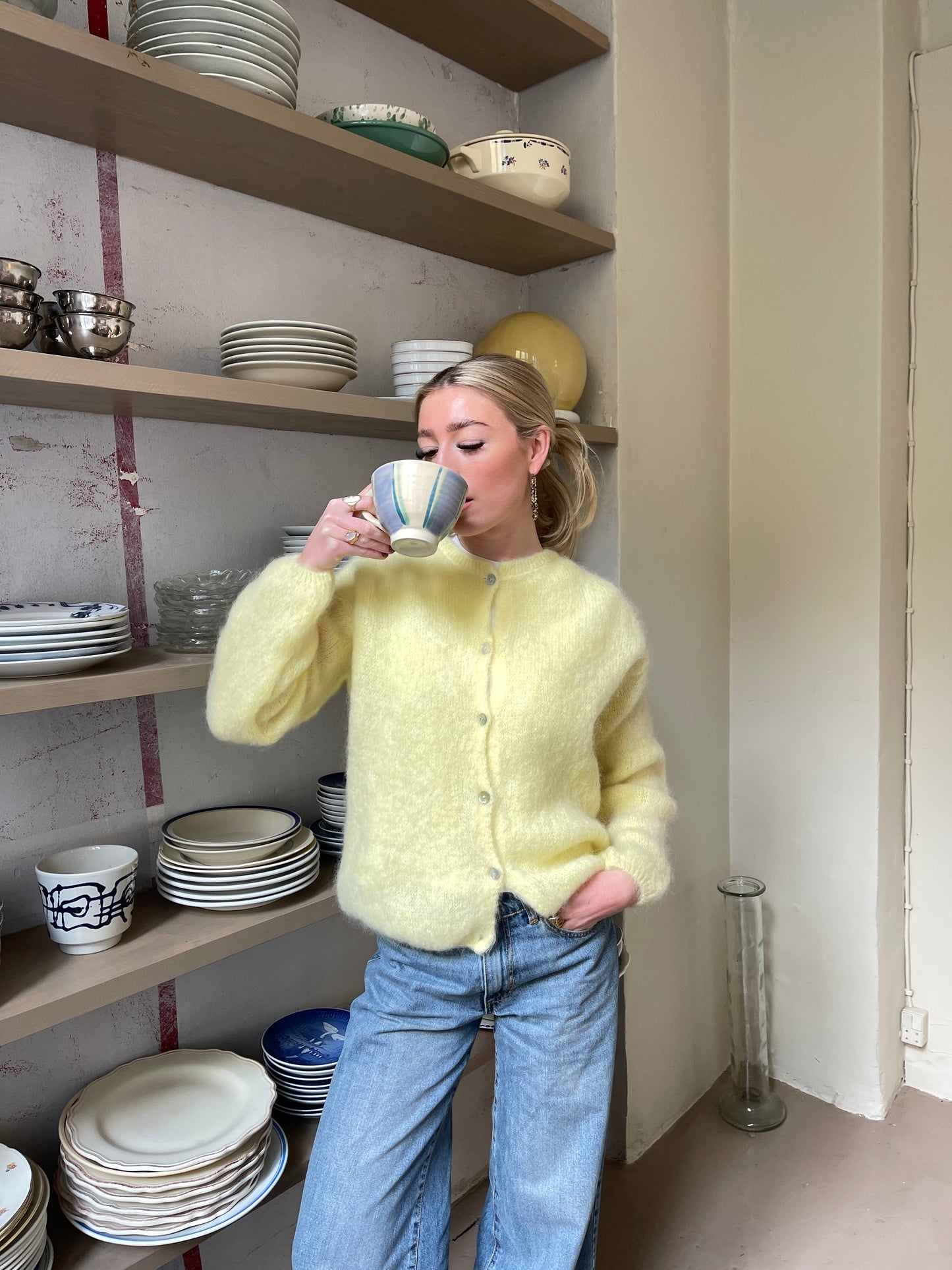 Gilet doux en mohair - Nina - Little Paris