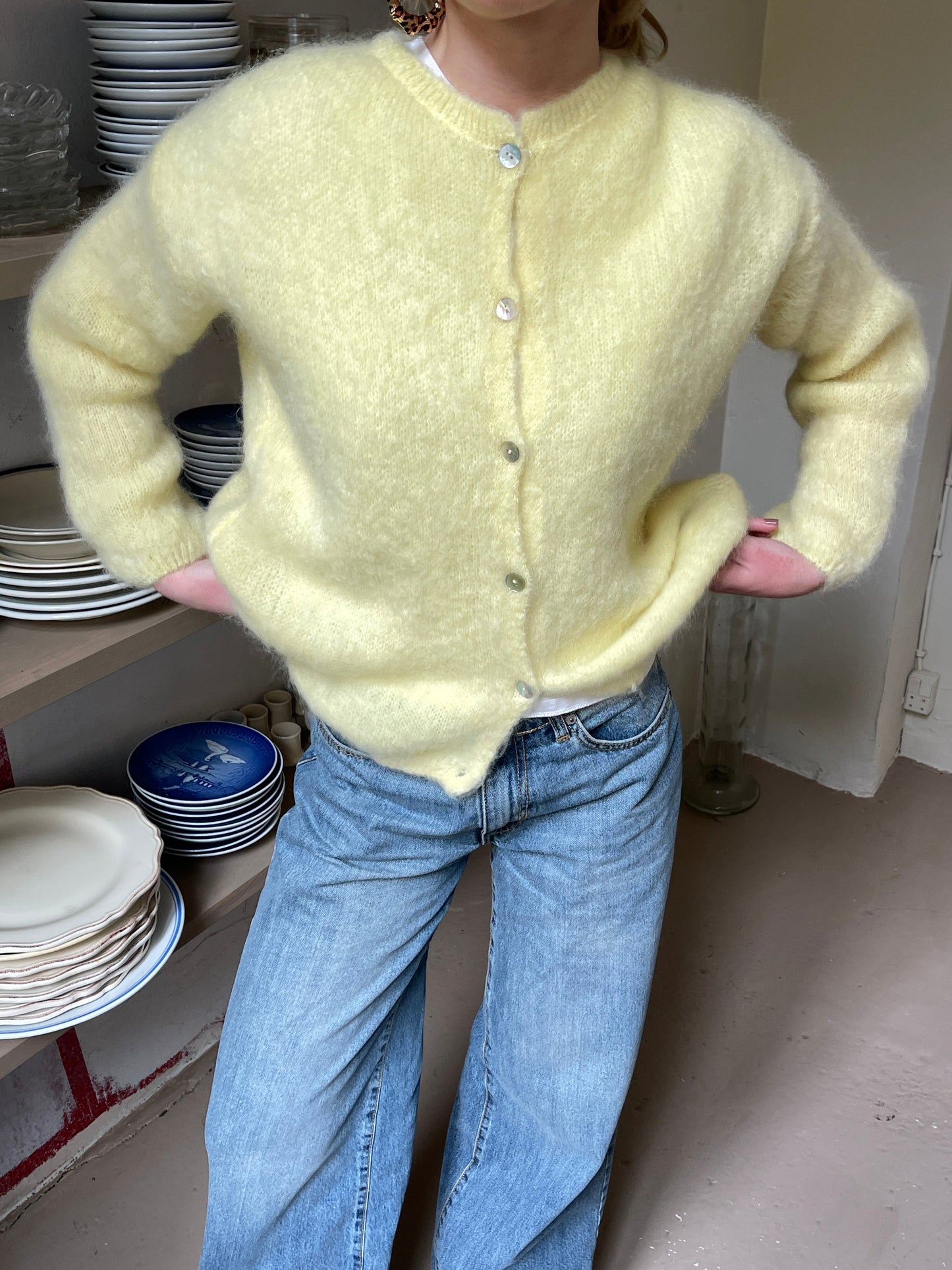 Gilet doux en mohair - Fabeltje - Little Paris