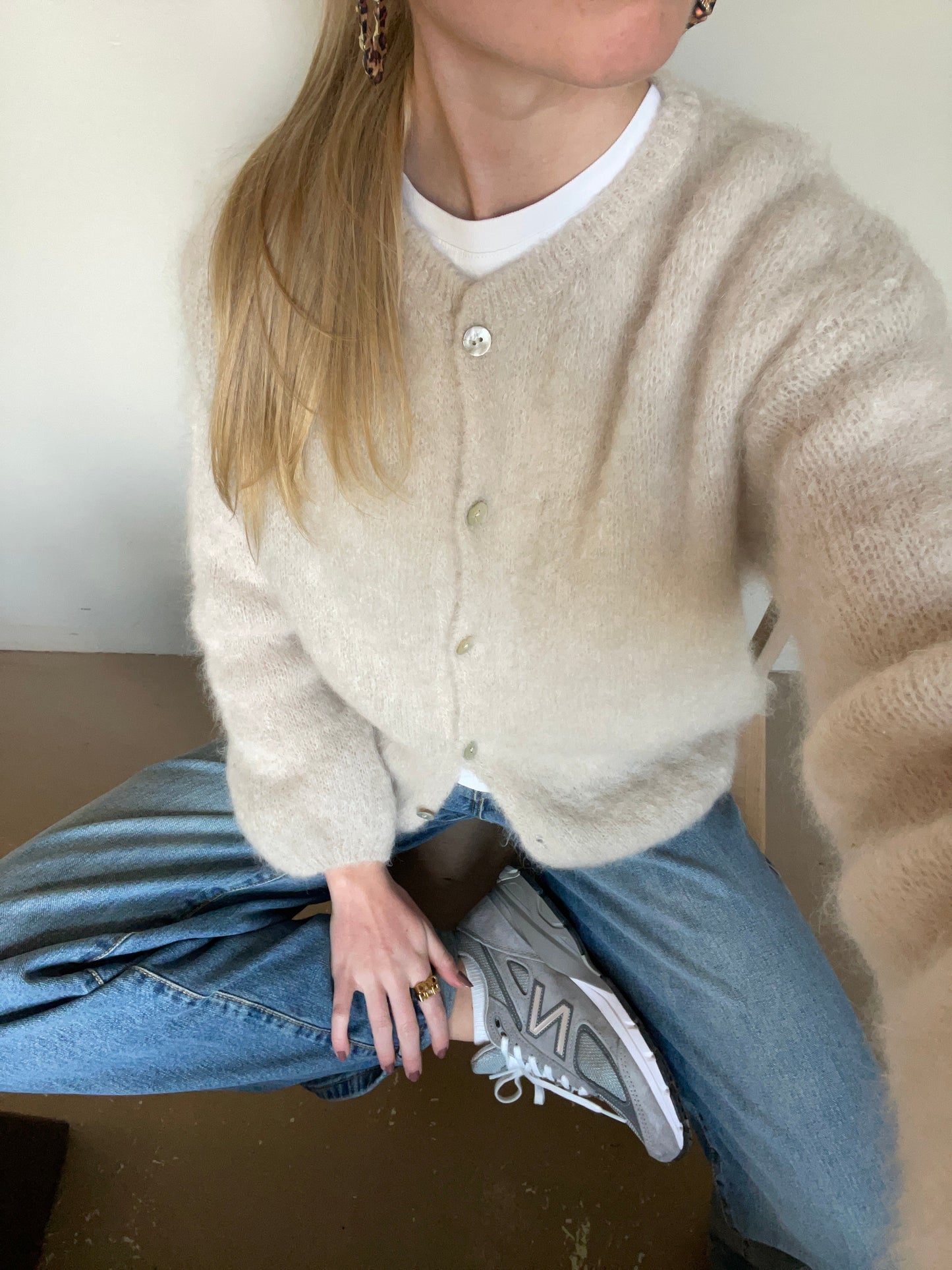 Gilet doux en mohair - Fabeltje - Little Paris