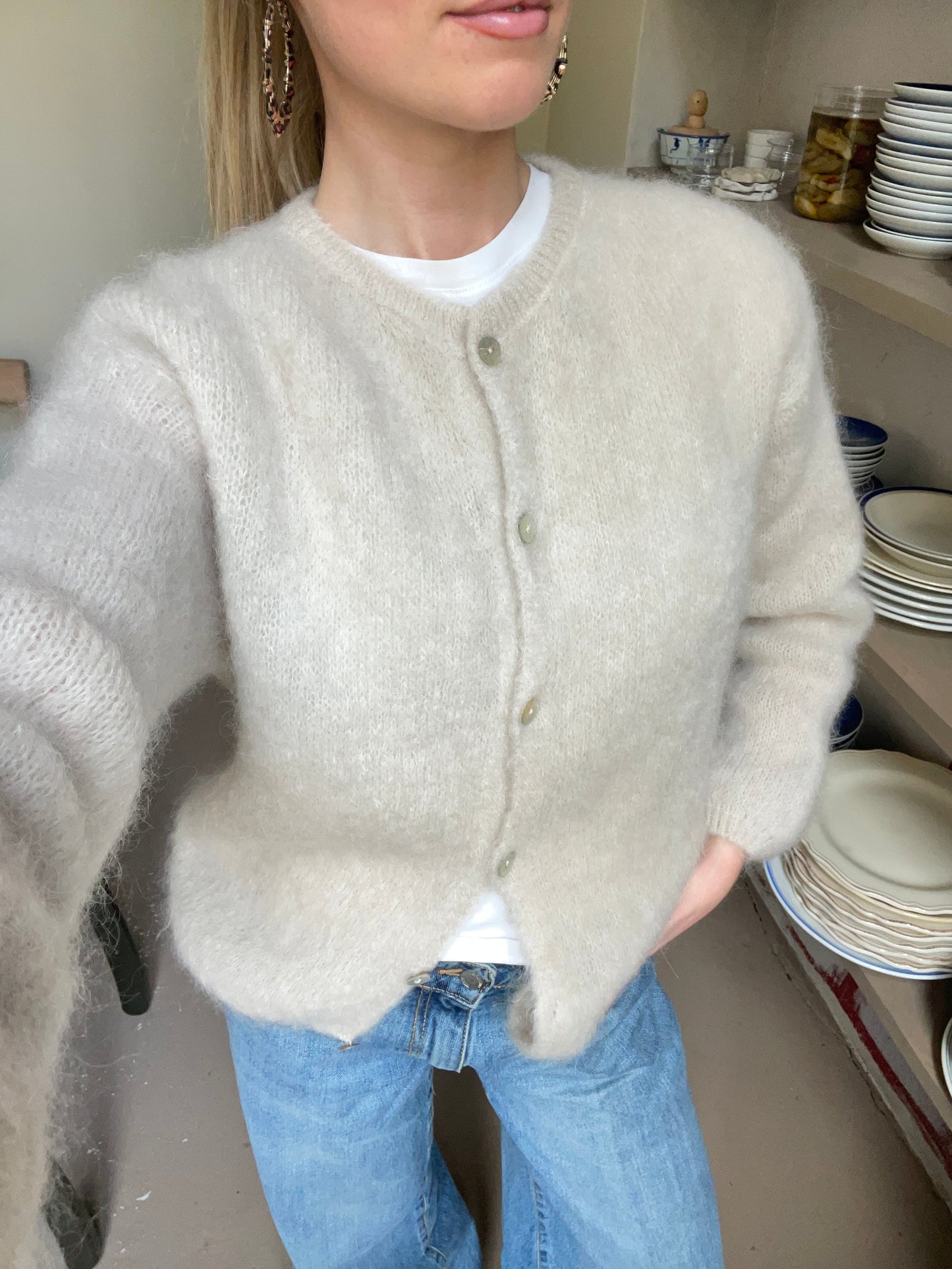 Gilet doux en mohair - Fabeltje - Little Paris