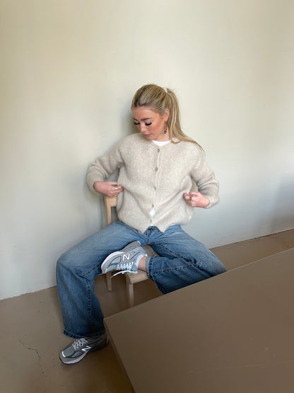 Gilet doux en mohair - Nina - Little Paris