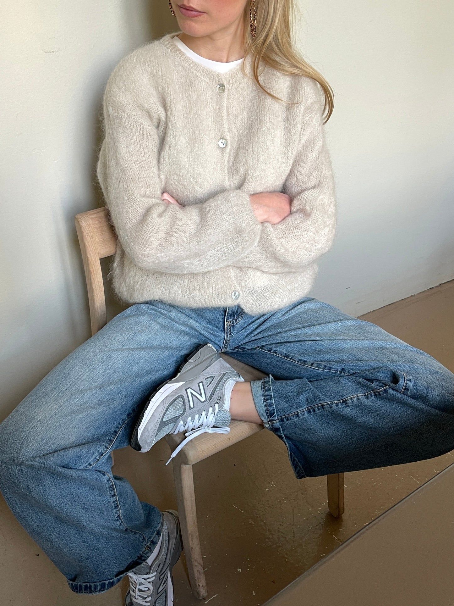 Gilet doux en mohair - Nina - Little Paris