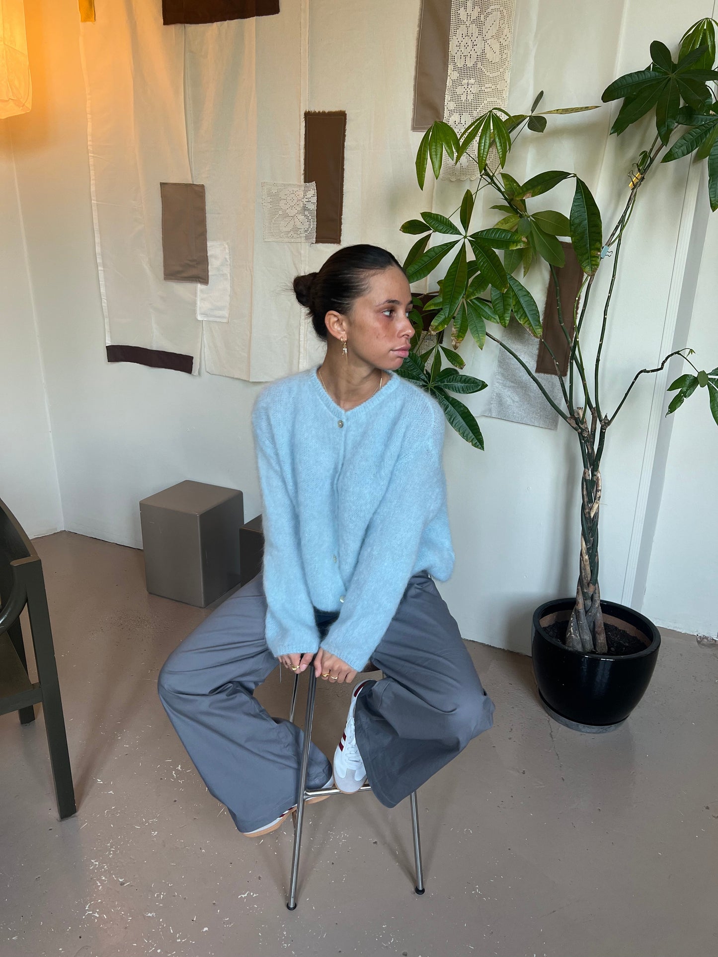 Gilet doux en mohair - Nina - Little Paris