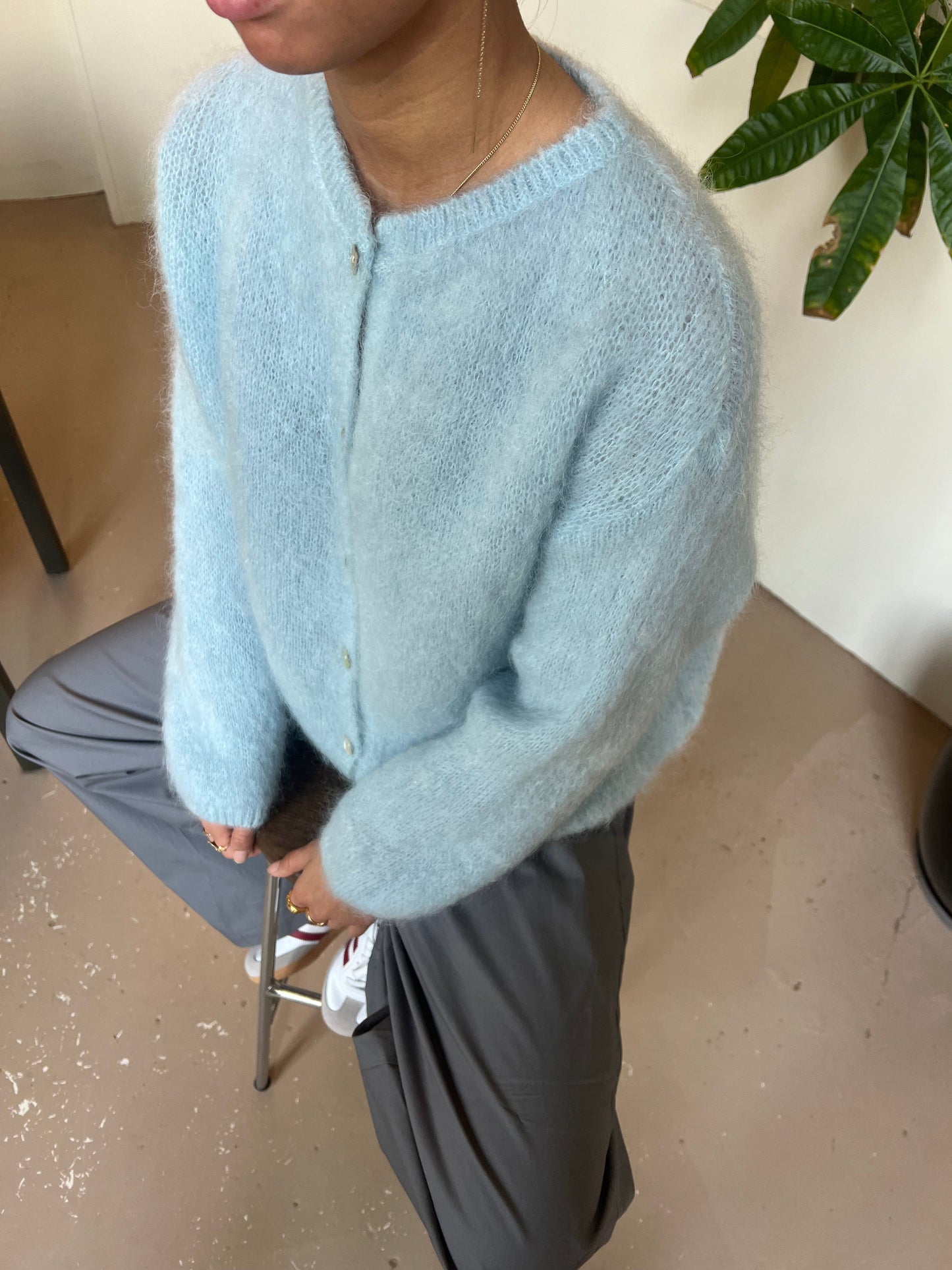 Gilet doux en mohair - Nina - Little Paris