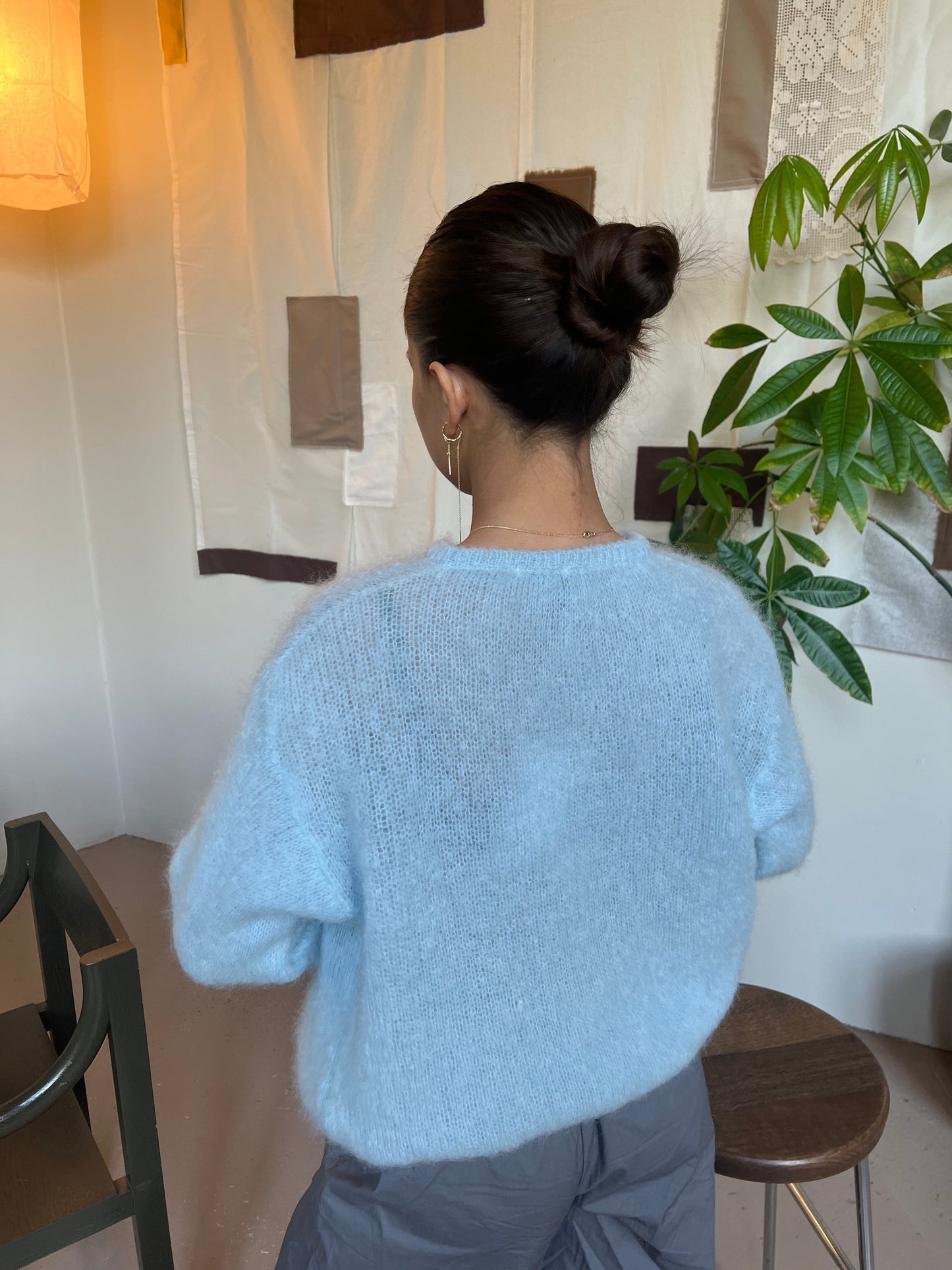 Gilet doux en mohair - Nina - Little Paris