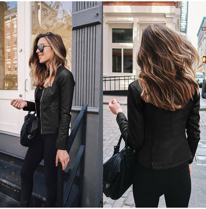 Veste en cuir - Emily - Little Paris