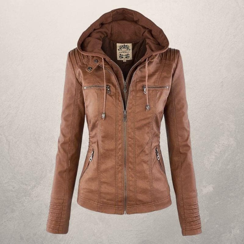 Veste en cuir - Jessey - Little Paris