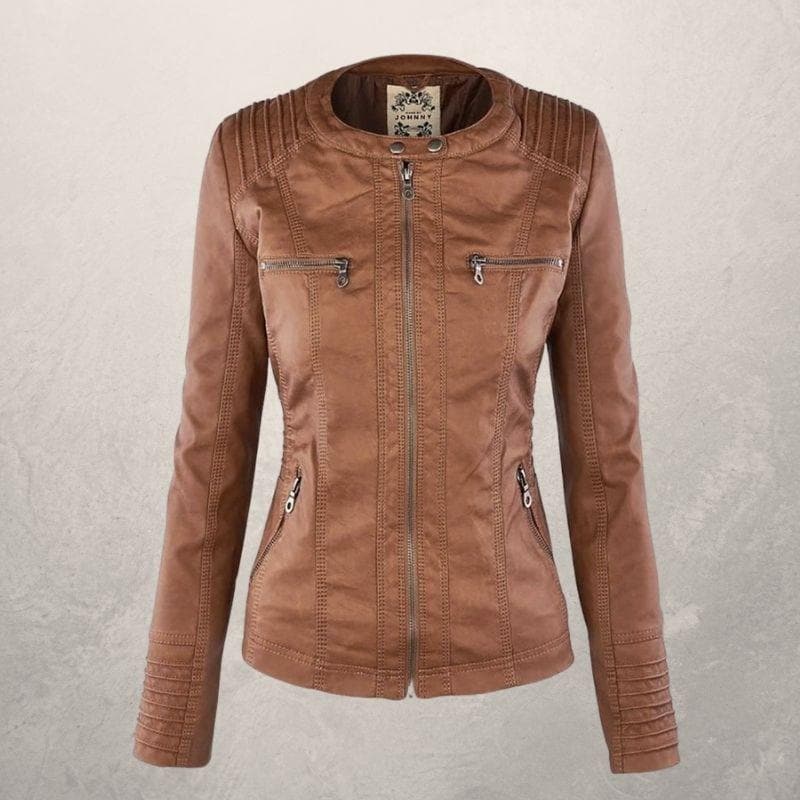 Veste en cuir - Jessey - Little Paris