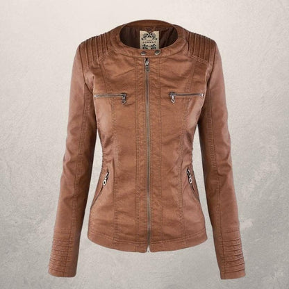 Veste en cuir - Jessey - Little Paris