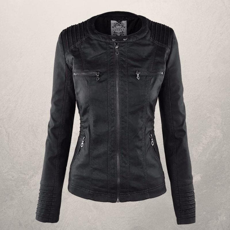 Veste en cuir - Jessey - Little Paris
