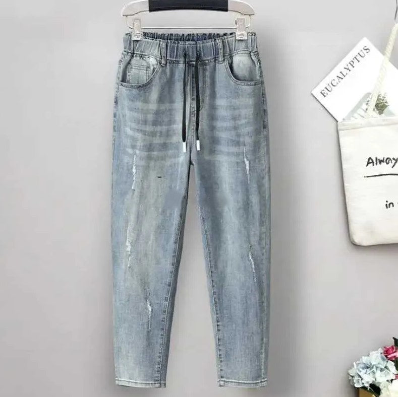 Jean baggy élastique - Jinne - Little Paris