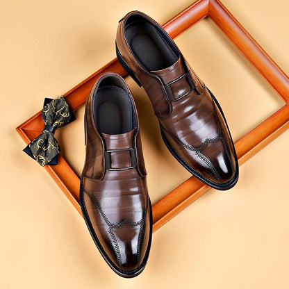 Chaussures d'affaires en cuir - Vincent - Little Paris