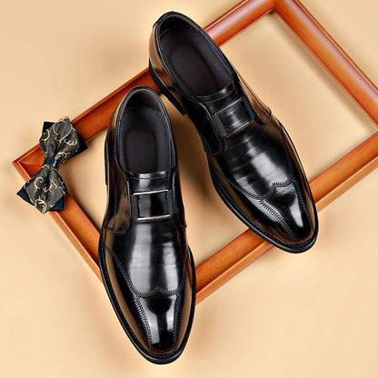 Chaussures d'affaires en cuir - Vincent - Little Paris