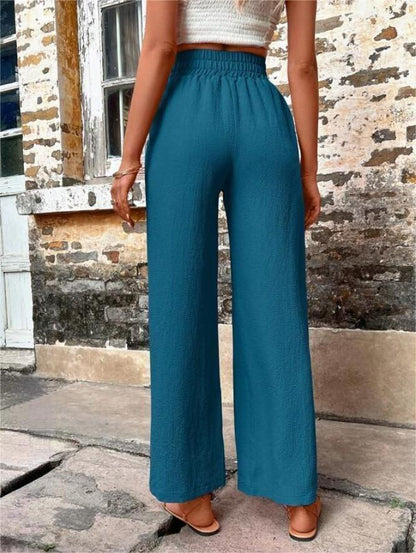 Pantalon Élastique Taille Haute – Kiana - Little Paris