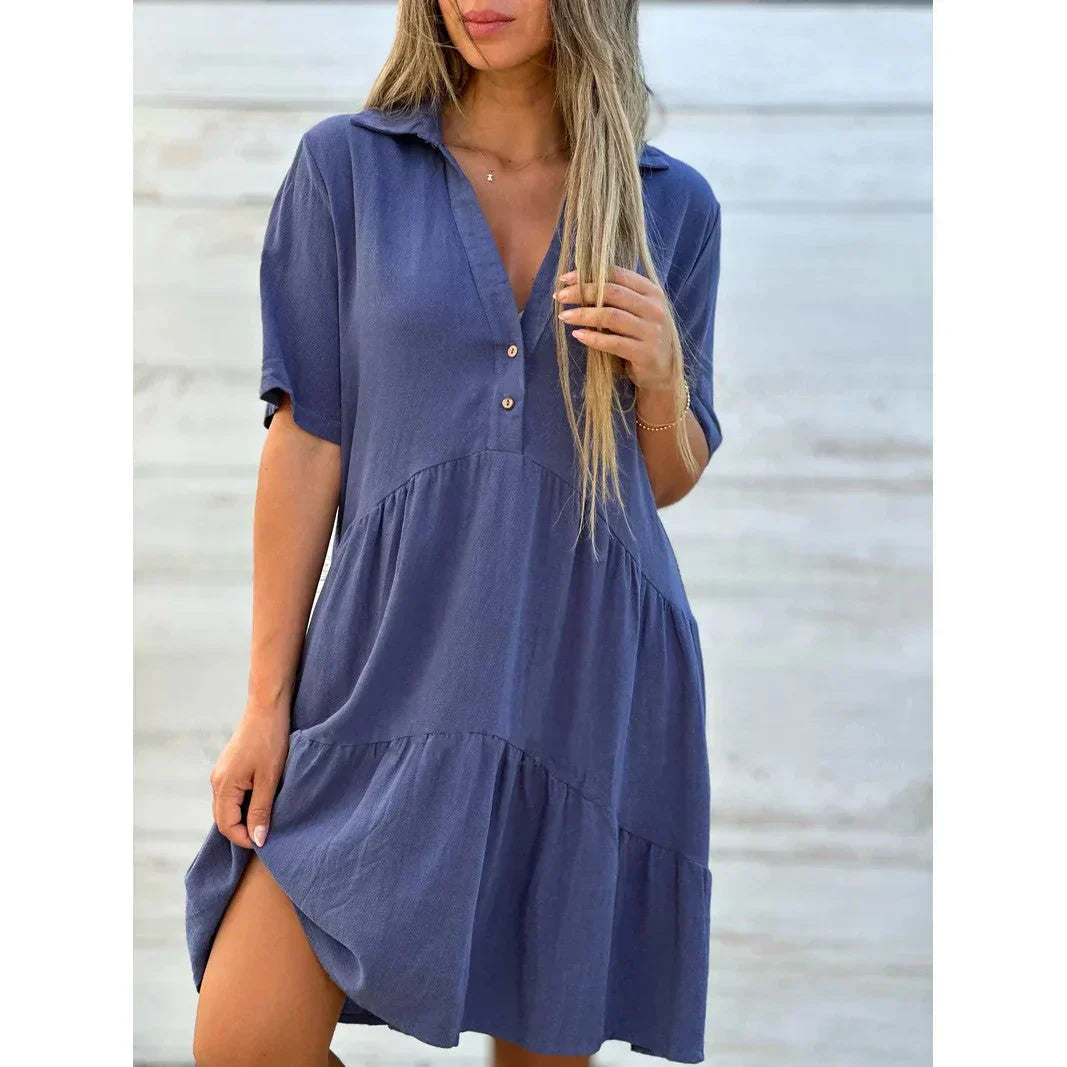 Robe d'été à boutons - Pien - Little Paris