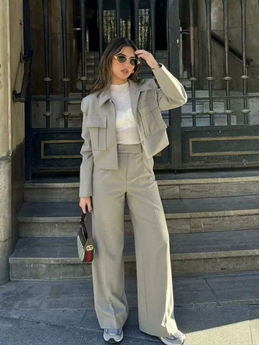 Ensemble blazer + pantalon - Ginaz - Little Paris